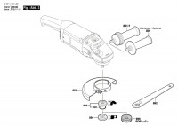 Bosch 3 601 H49 L03 Gws 20-180 H Angle Grinder 230 V / Eu Spare Parts